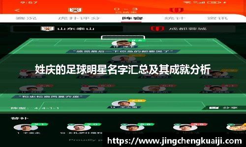 姓庆的足球明星名字汇总及其成就分析